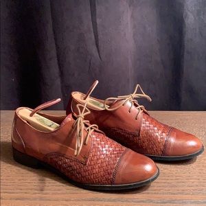 RARE Cole Haan Jagger Weave Oxford Sequoia Oxford